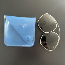 RAF Clip On Sunglasses 22G/2046 45mm - Folding / Case RARE