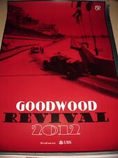 GOODWOOD REVIVAL POSTER MONACO GP 1933 ALFA ROMEO 8C TAZIO NUVOLARI UBS RARE