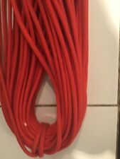 rope 16 plait polyester size 8 mm length 45 metres new & unused colour red.