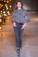 $1,590 ISABEL MARANT Etoile Runway Swarovski Crystals Embellished Jeans Size 12