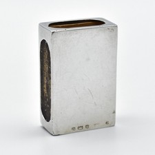 Antique Solid Silver Matchbox