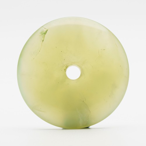 Chinese jade disk - bi, pale
