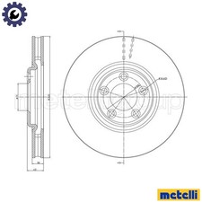 2x BRAKE DISC 23-1496C FOR