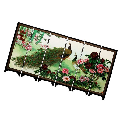 Mini wood folding screen - wood,