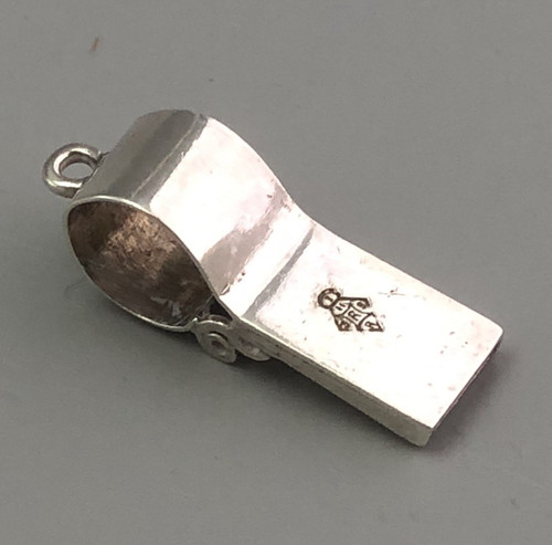 Victorian silver whistle 1875 - victorian,