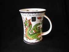 DUNOON BY CAROLINE DADD FINE BONE CHINA   MUG DRAGON Chinese Zodiac Unused