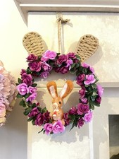 Handmade Spring Bunny Door
