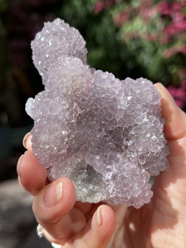 Amethyst flower green large - amethyst,