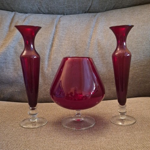 Vintage pair guby glass - pair, of