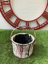 Vintage Galvanised Paint Kettle T107