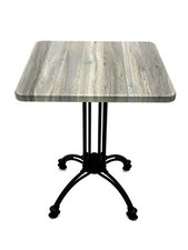 Square Restaurant Bistro Tables with a grey top, coffee shop tables, Cafe Tables