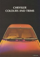 Chrysler Colour and Trim