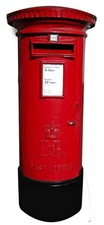 RED POST BOX - LIFESIZE