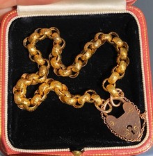 Gorgeous Antique Georgian 19th century Solid Gold Bracelet 18ct & 9ct Gold