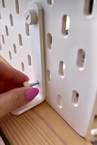 Genuine ikea skådis pegboard - ikea,