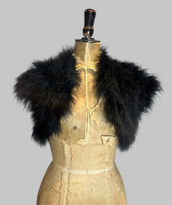 Vintage 70's Black Feather