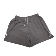 BCG Running Sprinter Shorts Medium Black Elastic Waist Drawstring Dolphin Hem