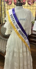Women’s Suffrage Sash Repro
