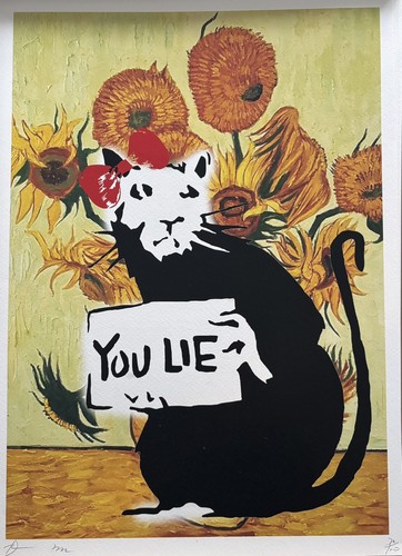 Graffiti art you lie - art,