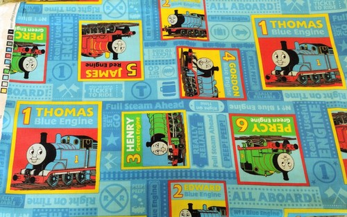 Fabric thomas the train tank - thomas,