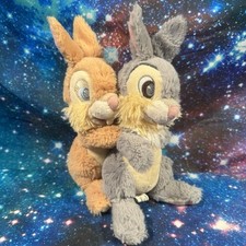 Disneyland Paris Exclusive Thumper and Miss Bunny Plush Soft Toy Hugging