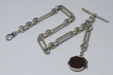 Victorian Silver Trombone Link