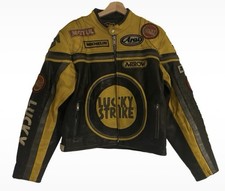 Lucky Strike Vintage Men’s Motorcycle Jacket with Armour Size 40”