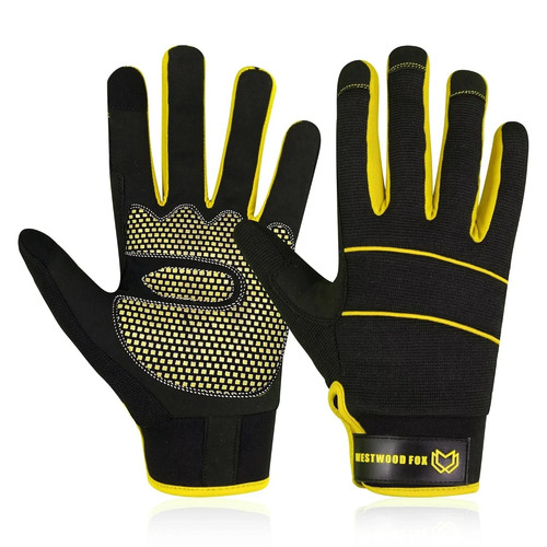 Leather gardening gloves - leather,