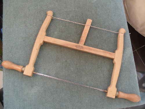 Wooden beech bow saw - 12", by