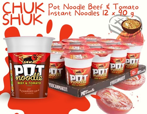 Pot noodle beef tomato 12 - beef,