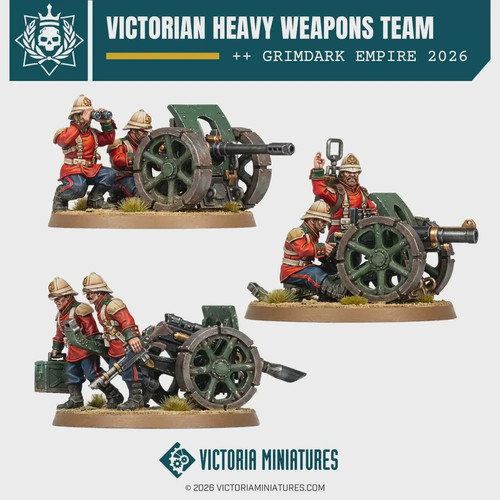 Victorian heavy weapons team - weapons,