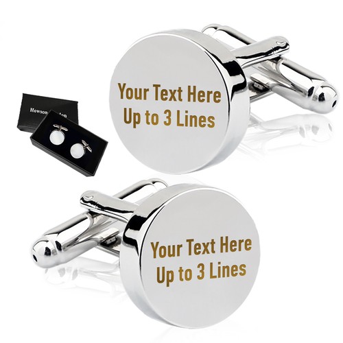 Personalised cufflinks for men - cufflinks,