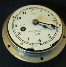 ADMIRALTY PATTERN BULKHEAD MOUNTING CLOCK SAMUEL LEE BAPTY LTD, WATFORD, No 916