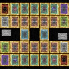 YuGiOh Duel Playmat 2-Player Masters Rule 4 Classic Board TCG CCG Game Mat