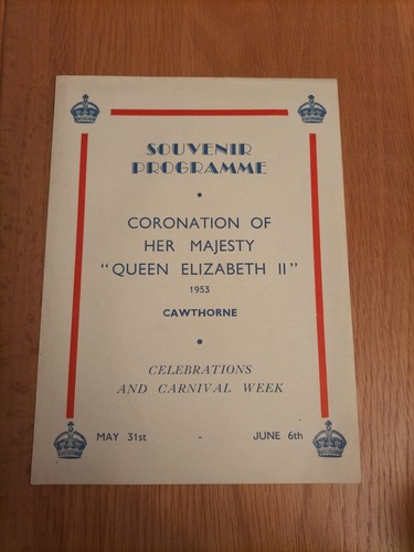 1953 barnsley cawthorne - barnsley,