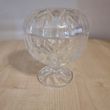 Vintage Pressed Glass Crystal