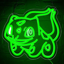Bulbasaur Pokemon Neon Light -