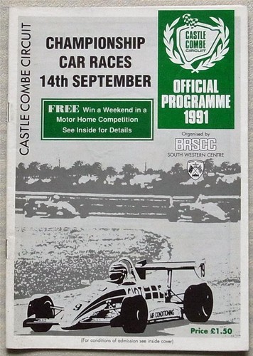 Castle combe sep 1991 brscc - combe,
