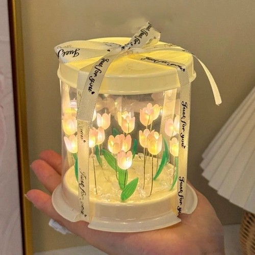 Diy tulip lamp - diy, simulation