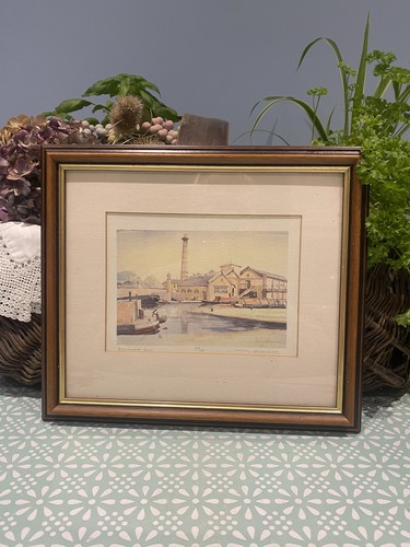 Framed ellesmere port print - framed,