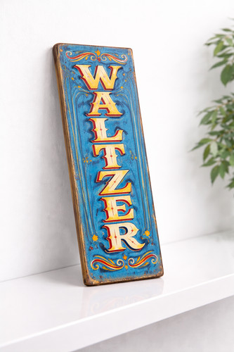 Waltzer fairground sign - fairground,