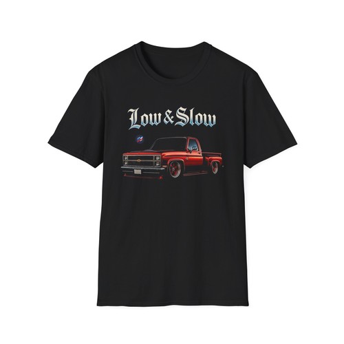 Low slow chevy truck - slow, shirt