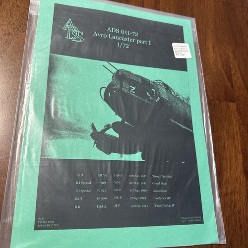Ads decals 011 - 011-72, scale