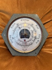 Daymaster Barometer In Hexagonal Shaped Stone. Please See Photos And Description