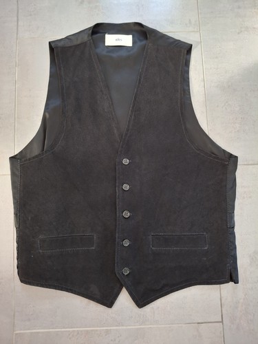 Mens vintage leather waistcoat - mens,