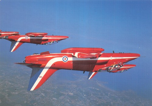 Mixed aviation postcard red - postcard,
