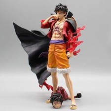 One Piece Anime: 22cm Monkey D Luffy Action Figure Toy Cape Collection Gift UK