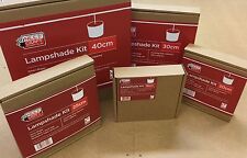Round LAMPSHADE KITS,15/20/25/30/40/70cm.Make Your Own,DIY. UK Made Need Craft.