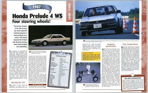 Honda prelude 1980 1990 - prelude, 1980/1990