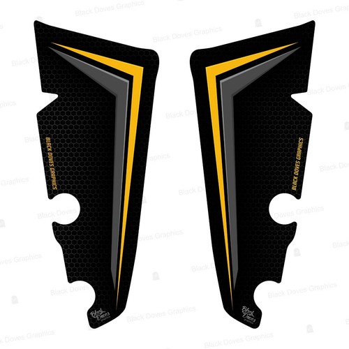 Stickers decals front fender - front,